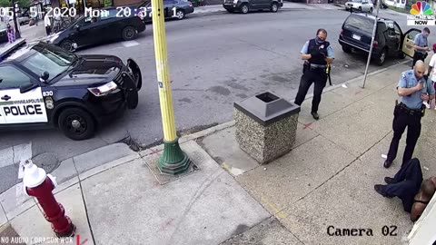New Security Video Shows Events Leading Up To George Floyd's Arrest ｜ NBC News NOW