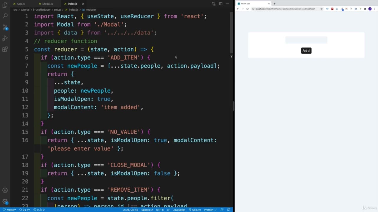 4. React Hooks and Advanced Topics – React Tutorial and Projects Course