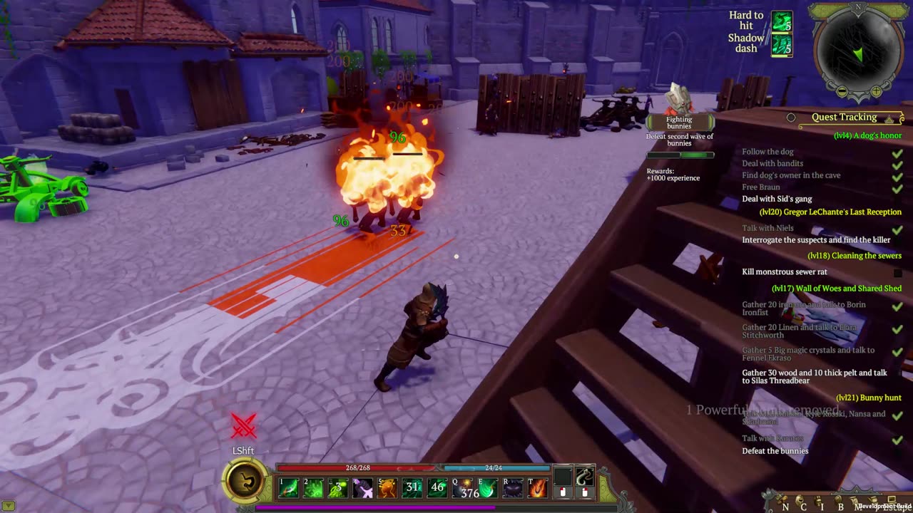 Gedonia 2 v0.3.03 episode 20, end battle of the bunny hunt quest