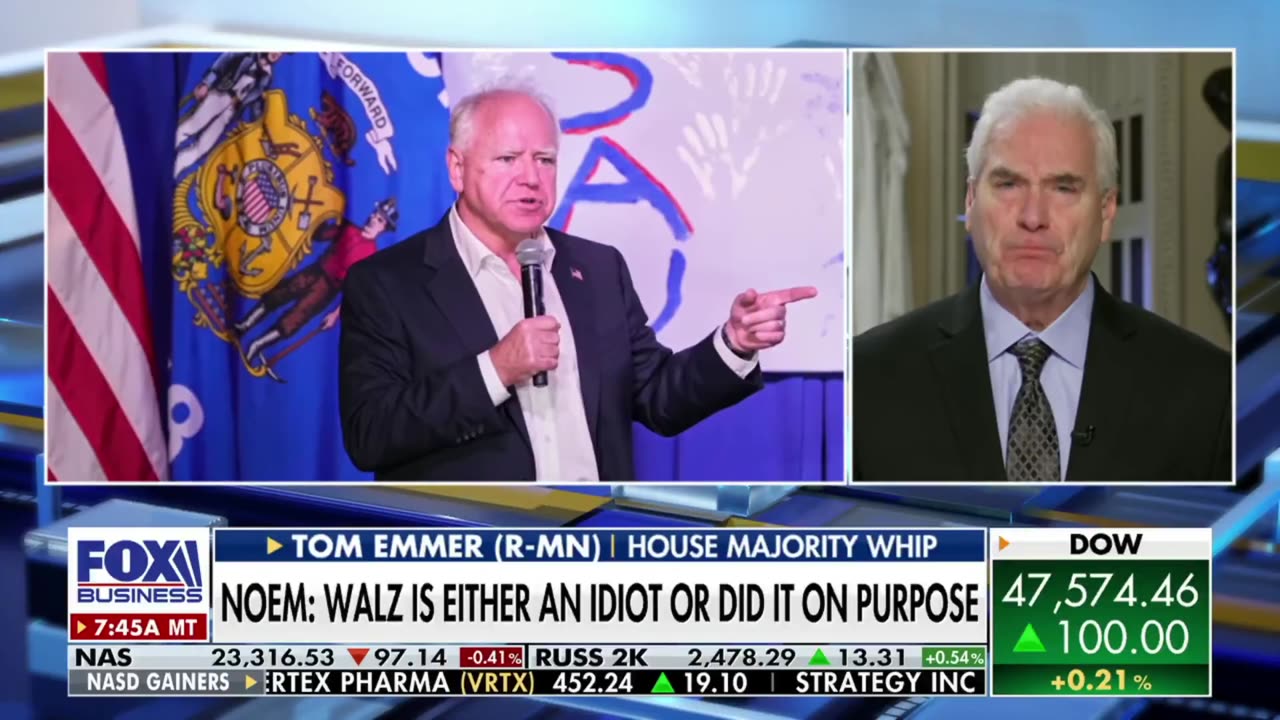 TOM EMMER (R-MN): "Do you realize [that] 80% of the crimes being committed by SOMALIS!"
