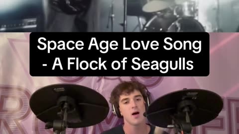 Space Age Love Song - A Flock of Seagulls Drum Cover