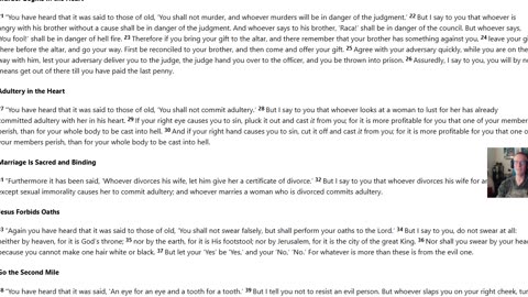 Matthew 5 through 7 NKJV (Joshzilla89 Bible Reading)