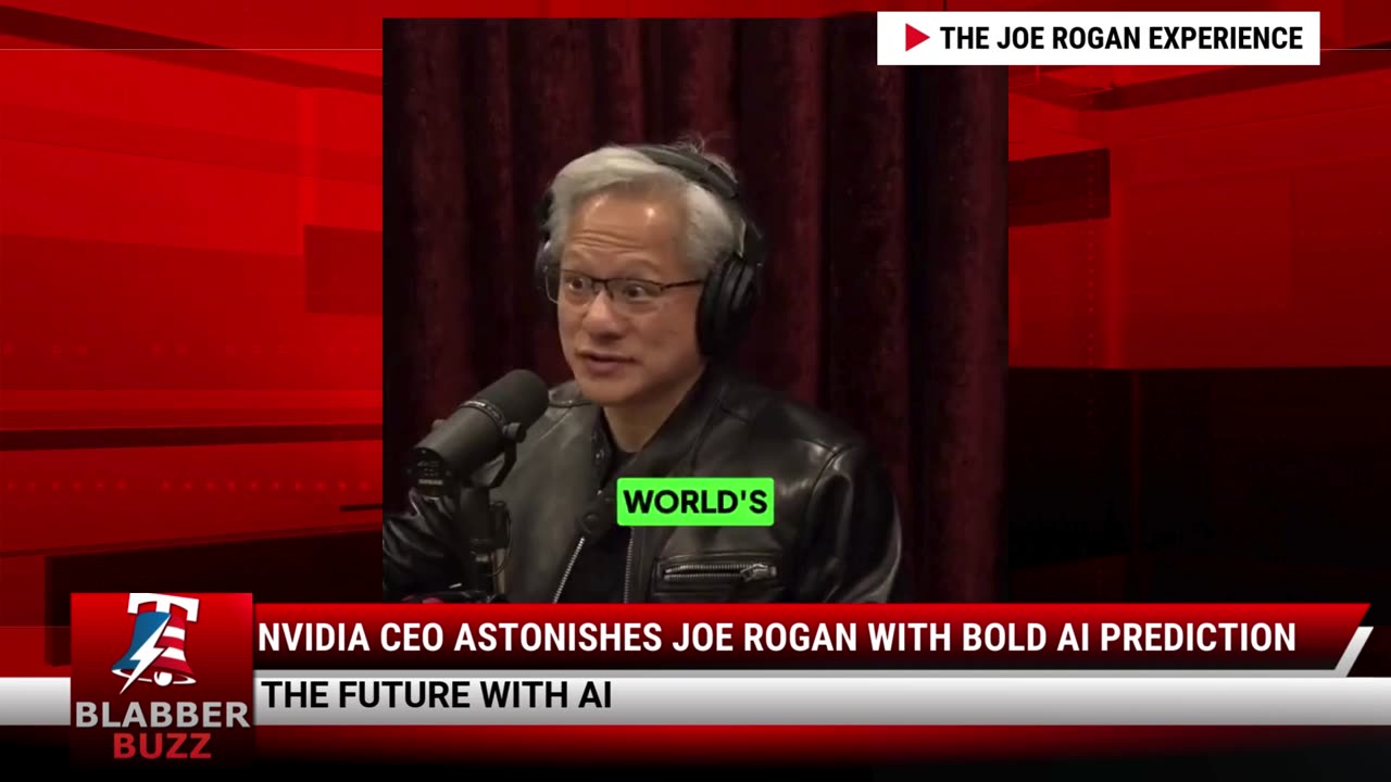 NVIDIA CEO Astonishes Joe Rogan with Bold AI Prediction