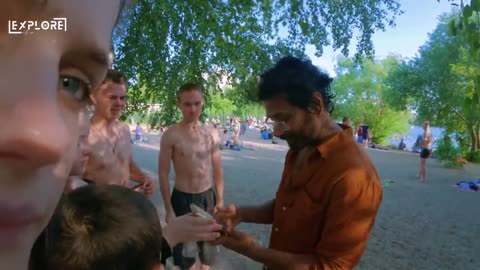 রাশিয়ান গার্লফ্রেন্ড নিয়ে নদীতে গোসল করতে গিয়েছিলাম _ Swimming with Russi_HD