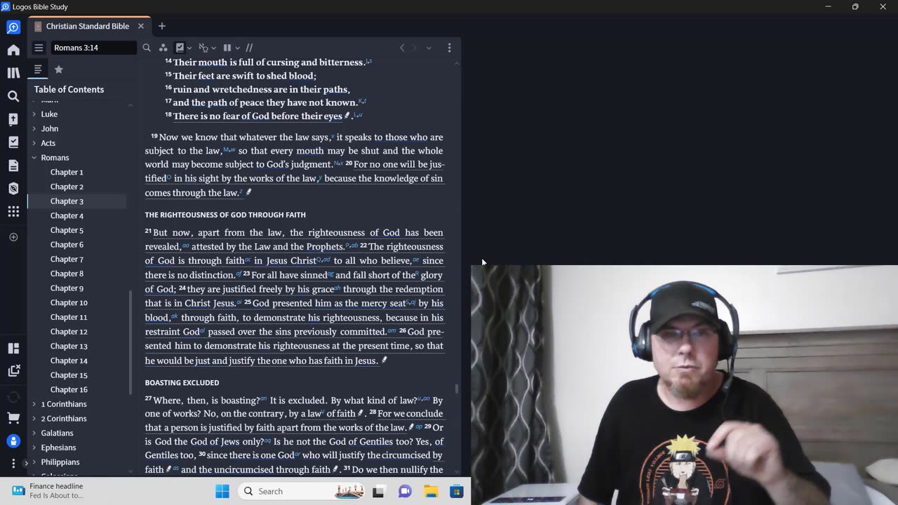 justified freely by his grace [The Bride of Christ]