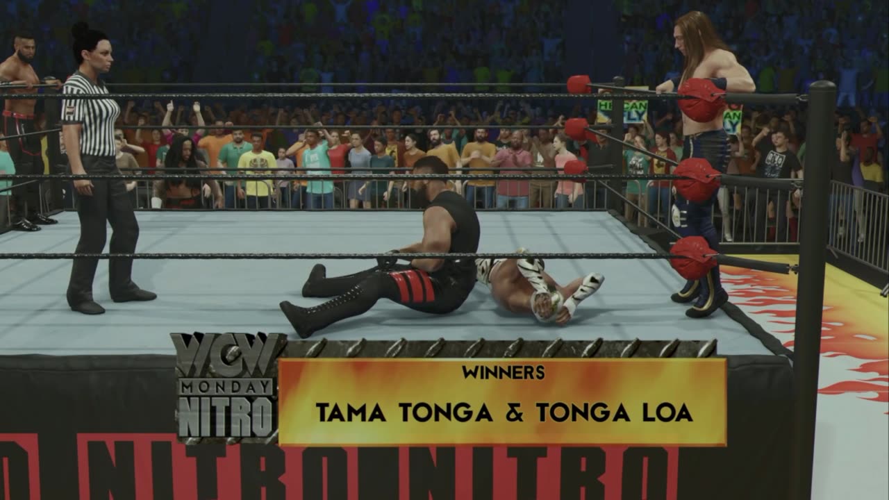wwe 58 Tama Tonga and Tonga Loa VS Axiom and Nathan Frazer