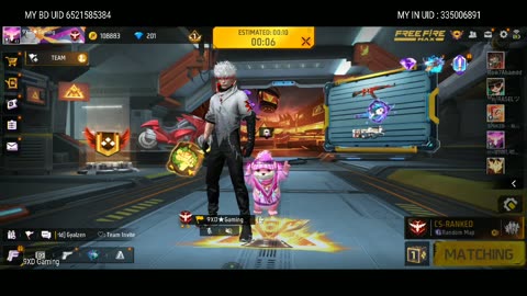 Free Fire Live With 9XD Gaming