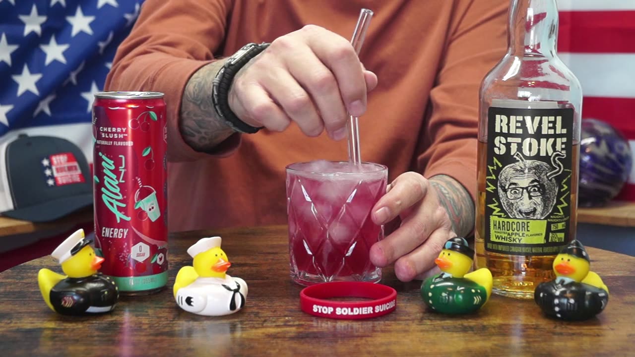 Brian Strickland - Revel Stoke Apple Whiskey & Alani Cherry Slush Energy Drink