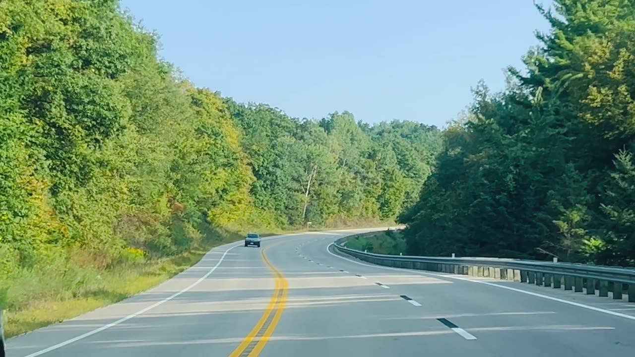Countryside driving
