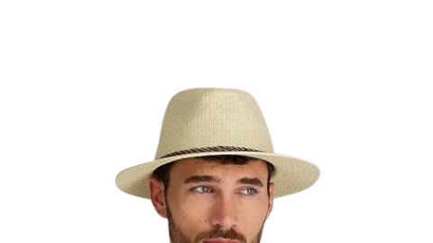 Levi's Men's Lightweight Straw Fedora Panama Hat #hats #levis #LightweightStraw #menhats