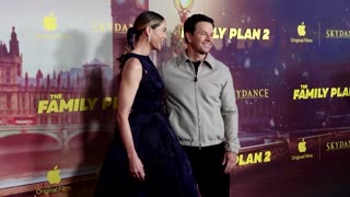 Mark Wahlberg, Michelle Monaghan attend 'The Family Plan 2' premiere