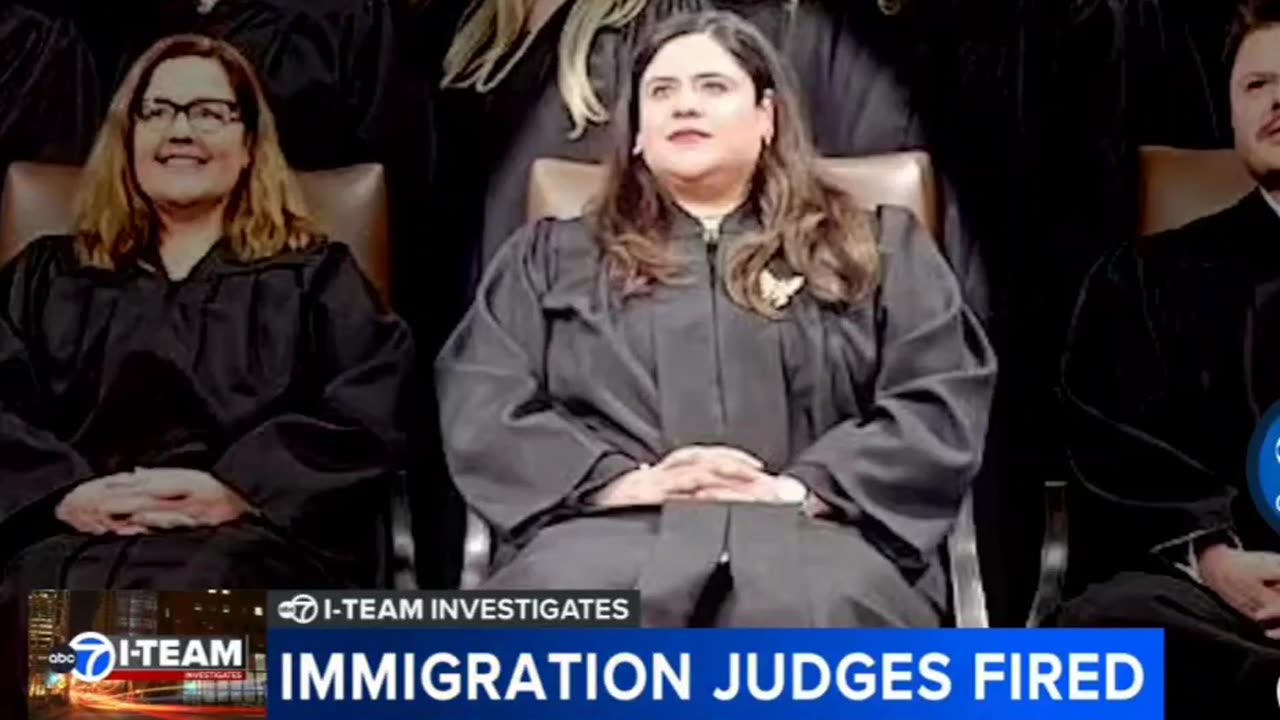 The first Judge got her termination email while she was sitting on the bench