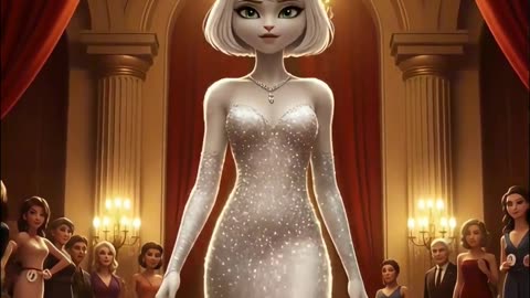 Ai Fashion story. Part 3: Bullied but Unbroken The White Cat Determined Comeback