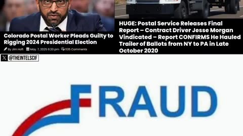 It’s official the 2020 election was stolen by the CCP working with the Democratic...