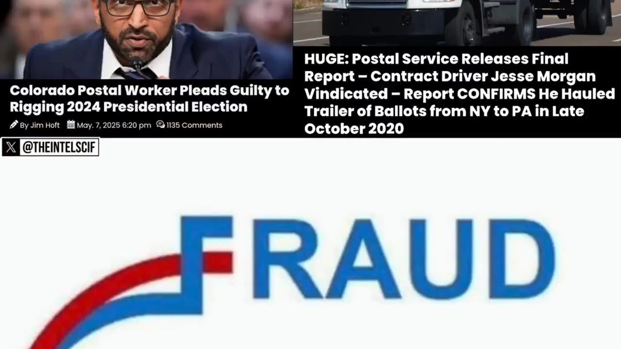 It’s official the 2020 election was stolen by the CCP working with the Democratic...
