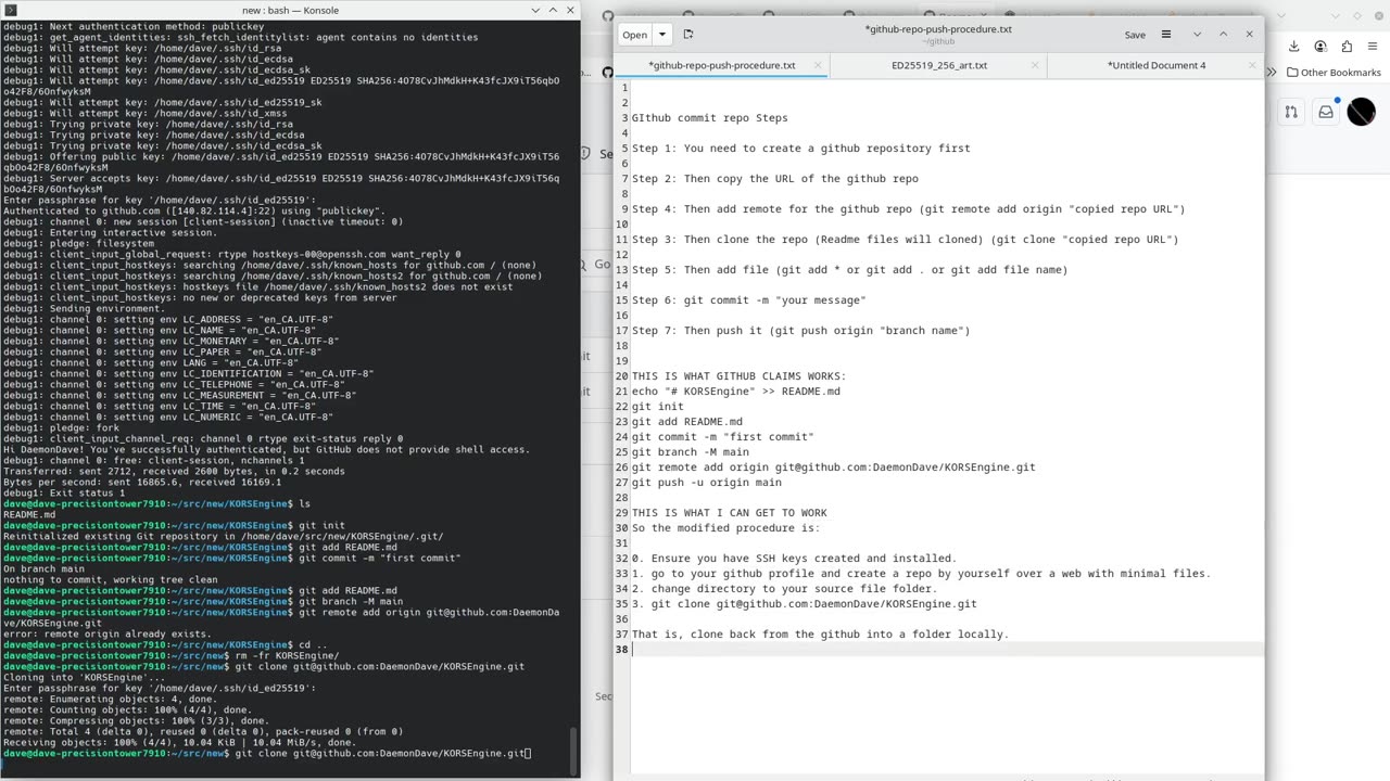 Creating a github repository for another's code base.