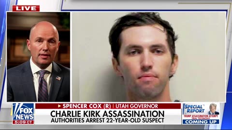 Gov Cox: Kirk's Alleged Assassin Was Motivated By Hate