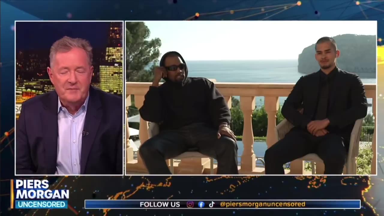 Piers: "How would you say your life is at the moment?"Ye: "You see that view" 🤣🤣