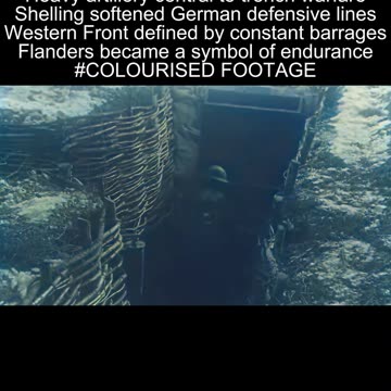 British heavy artillery fires in Flanders on Western Front 1916–1917