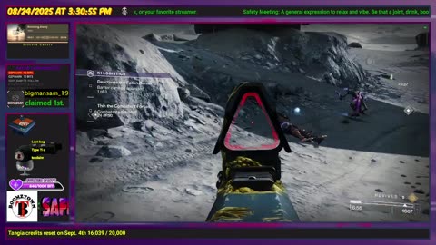 Destiny 2: 8-24-25 Get shafted lately? Another shift in the mines I go!