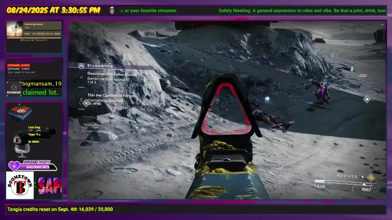 Destiny 2: 8-24-25 Get shafted lately? Another shift in the mines I go!