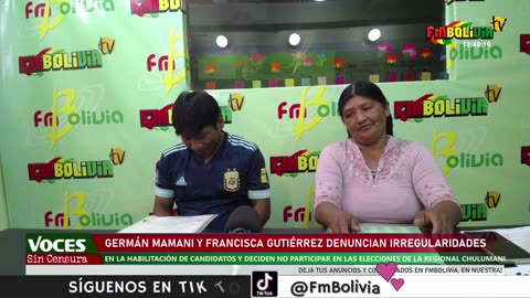 🎙 TU VOZ CUENTA: CONÉCTATE CON "VOCES SIN CENSURA" EN FMBOLIVIA 📻