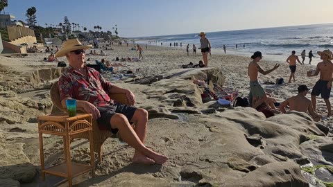 #222 Marine Street Beach, La Jolla, California.