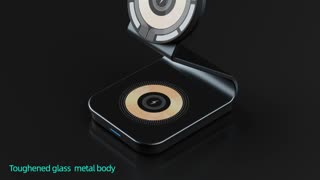 15W 3-in-1 Magnetic Wireless Charger Stand for iPhone, Apple Watch & AirPod