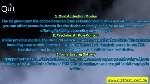 Uwell G3 Pod System – Sleek Design, Superior Flavor