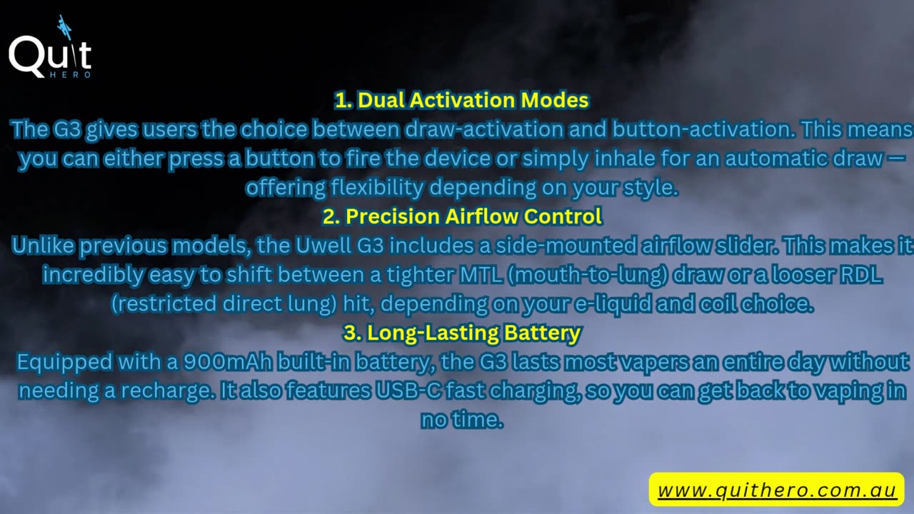 Uwell G3 Pod System – Sleek Design, Superior Flavor