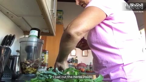 Want to eat more greens? Watch Emma from Spain create easy homemade pesto!