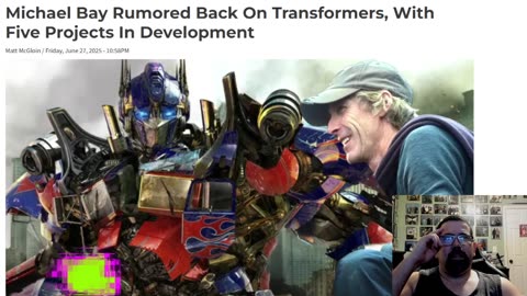 Michael Bay Returning to helm The Transformers Franchise With 5 Additional Projects