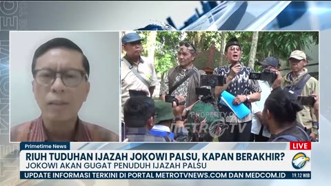 RIUH TUDUHAN IJAZAH JOKOWI PALSU, KAPAN BERAKHIR