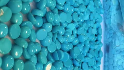 250619-6 Sleeping Beauty Turquoise Cabochon: The Blooming of Cool Aesthetics on Fingertips