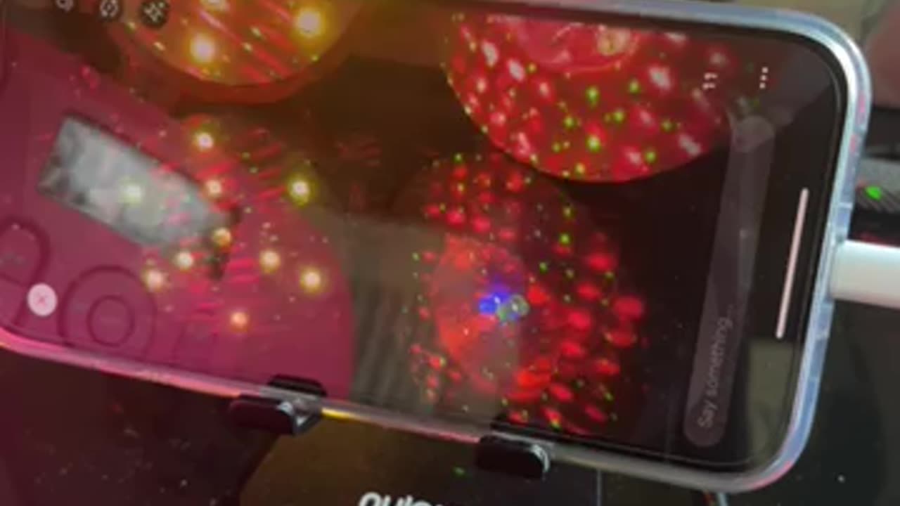 Elle plays CDs live on X
