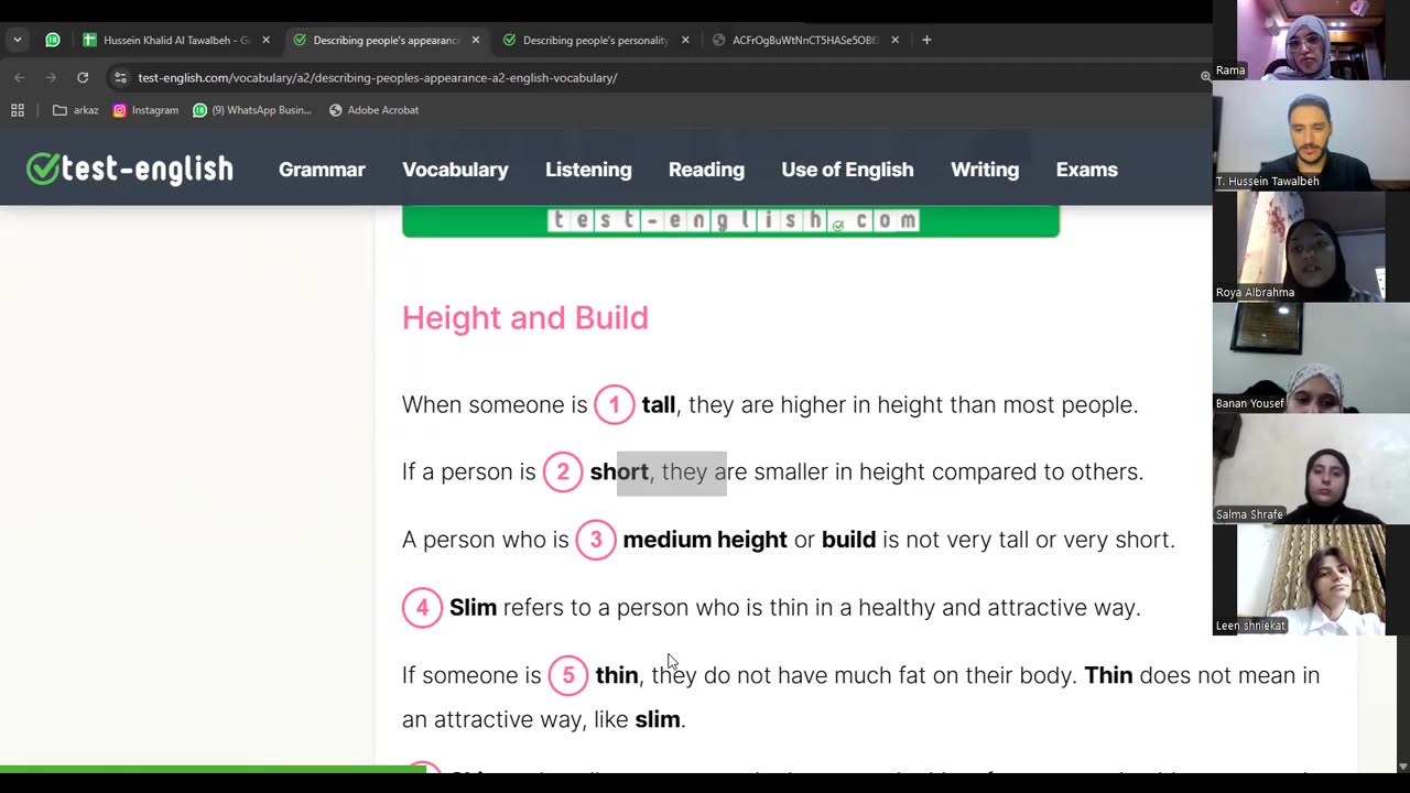 Fluent Learners-A2 (24) Describing people