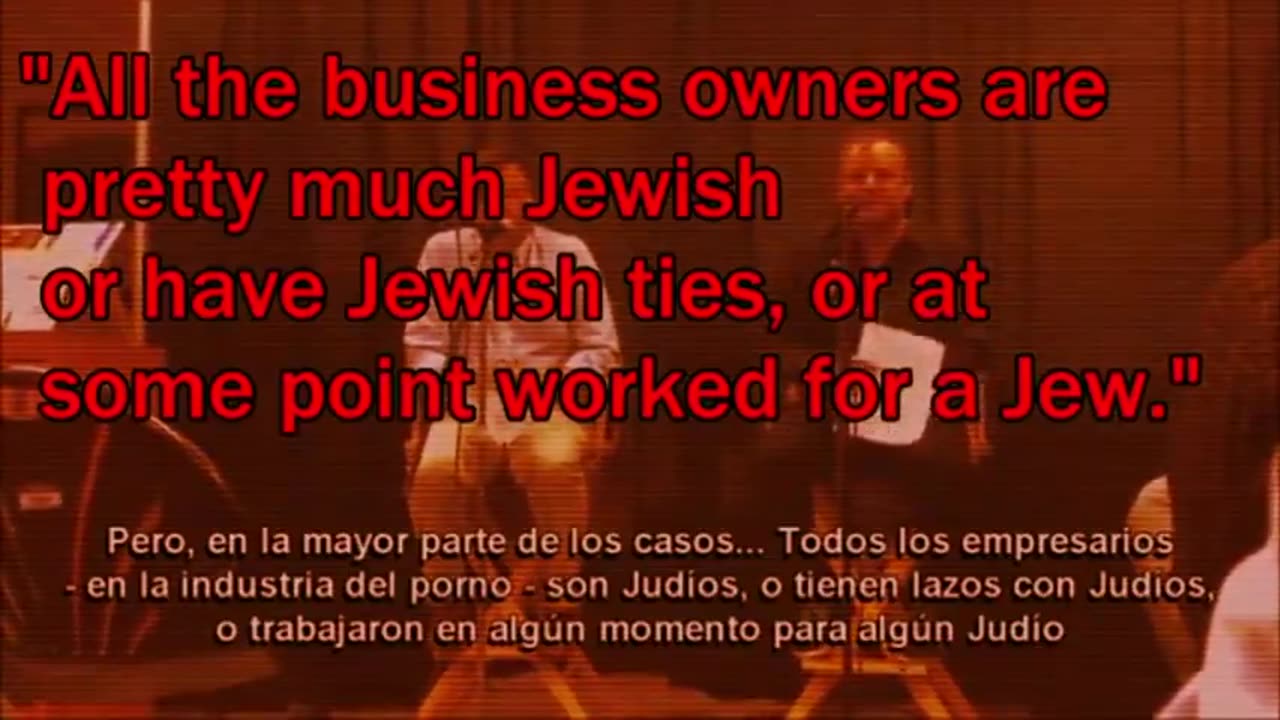 "…pretty much Jewish or have Jewish ties, or at some point worked for a Jew."