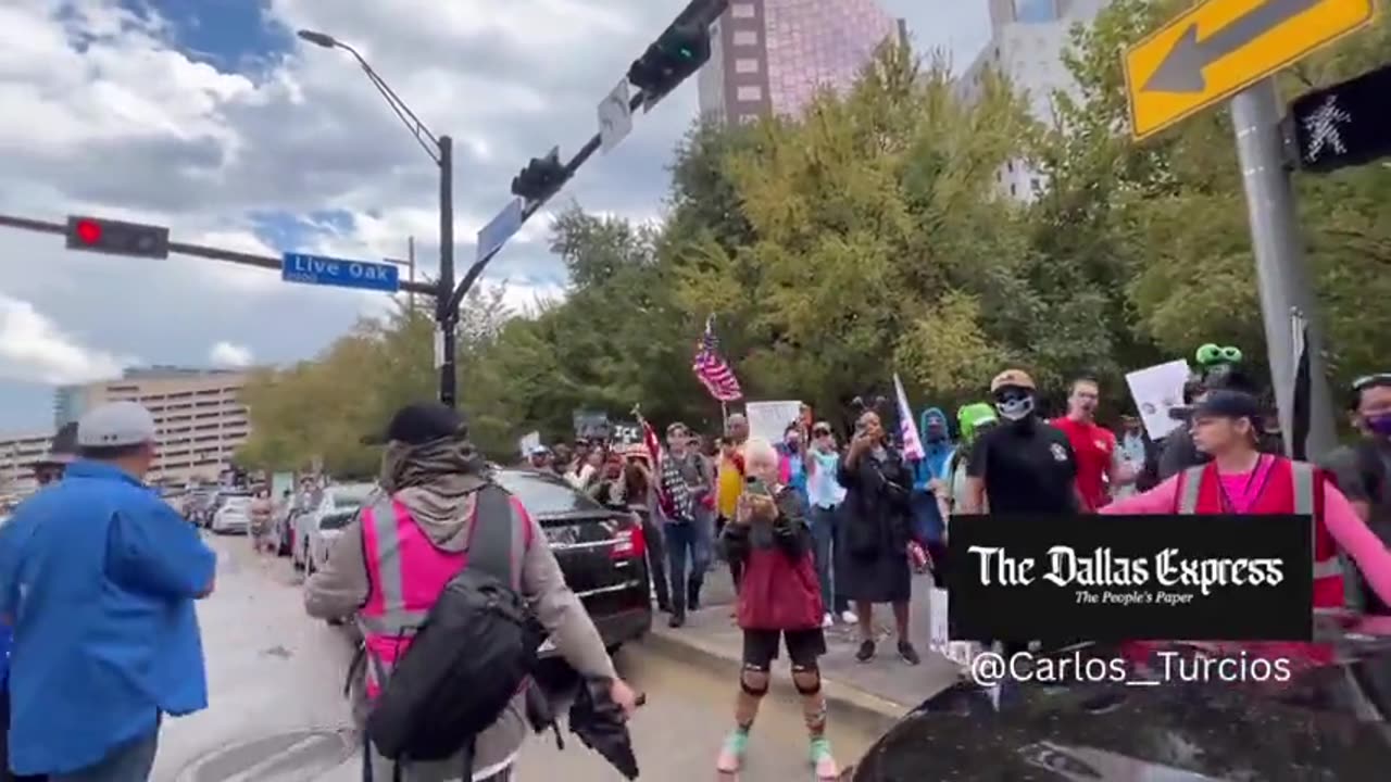 Alex Stein was ASSAULTED at the Dallas “No Kings” march.