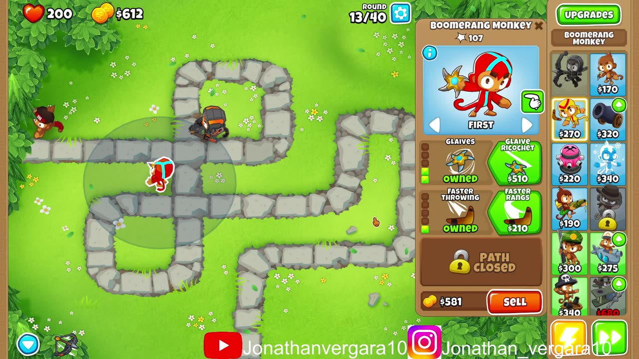 bloons tower defense gameplay