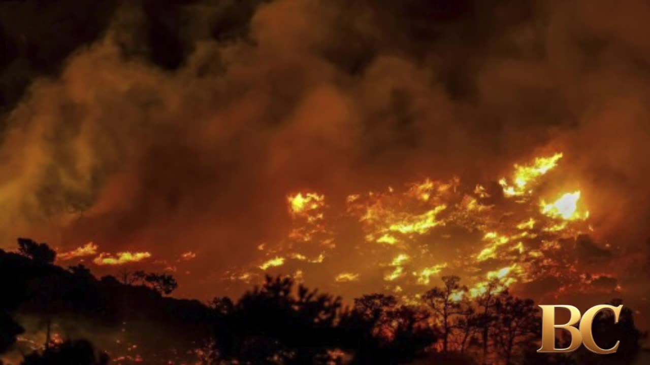 Over 5,000 evacuated as wildfire rages on Greek island of Crete