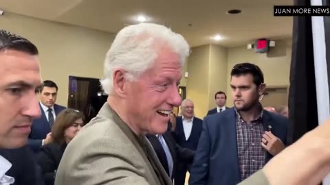 Bill Clinton asked about his connection with Jeffrey Epstein.