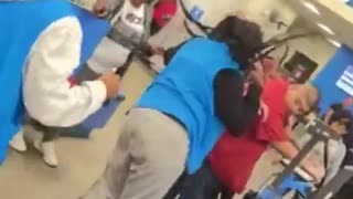 Large brawl at Indianapolis Walmart