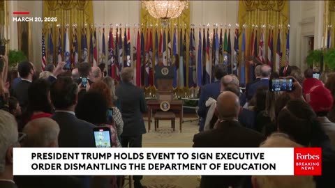 🚨 BREAKING NEWS: TRUMP SIGNS EXECUTIVE ORDER DISMANTLING THE DEPARTMENT OF EDUCATION 🚨