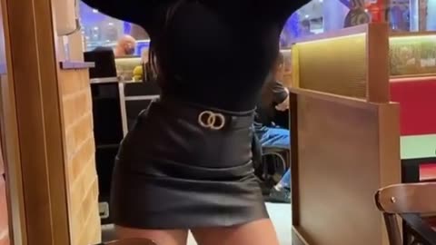 Beautiful girl public place dance viral short video 100