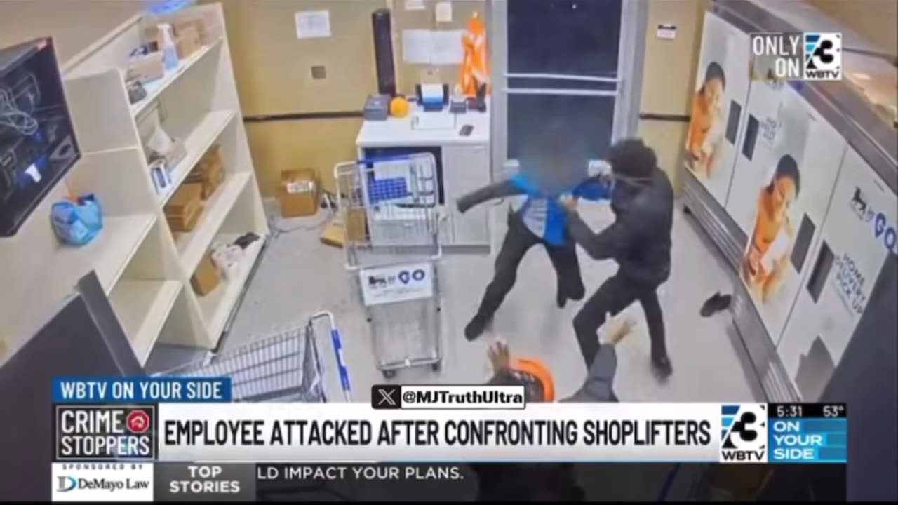 Charlotte NC Food Lion employee attacked by men just trying to get bread for their families,