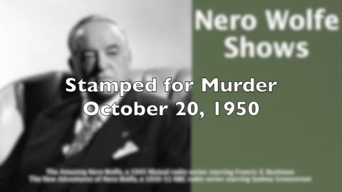 50-10-20 Nero Wolfe (001) Stamped for Murder