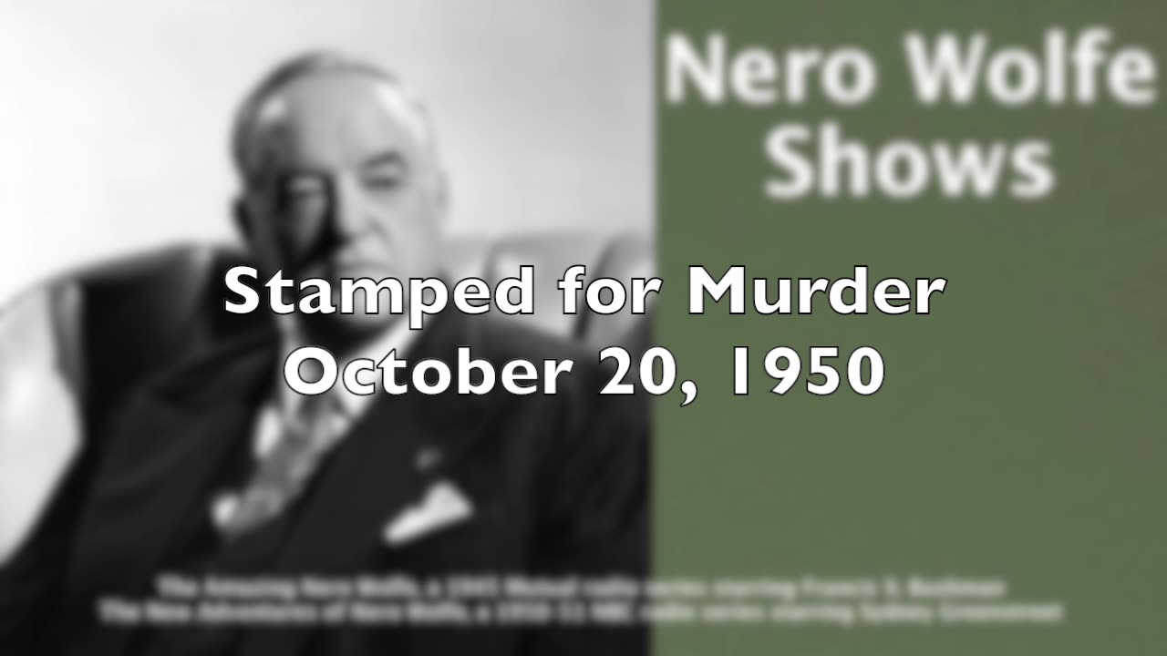50-10-20 Nero Wolfe (001) Stamped for Murder