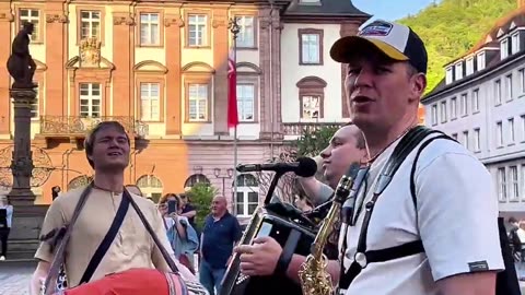 Harinama Sankirtan in Heidelberg, Germany June 2025