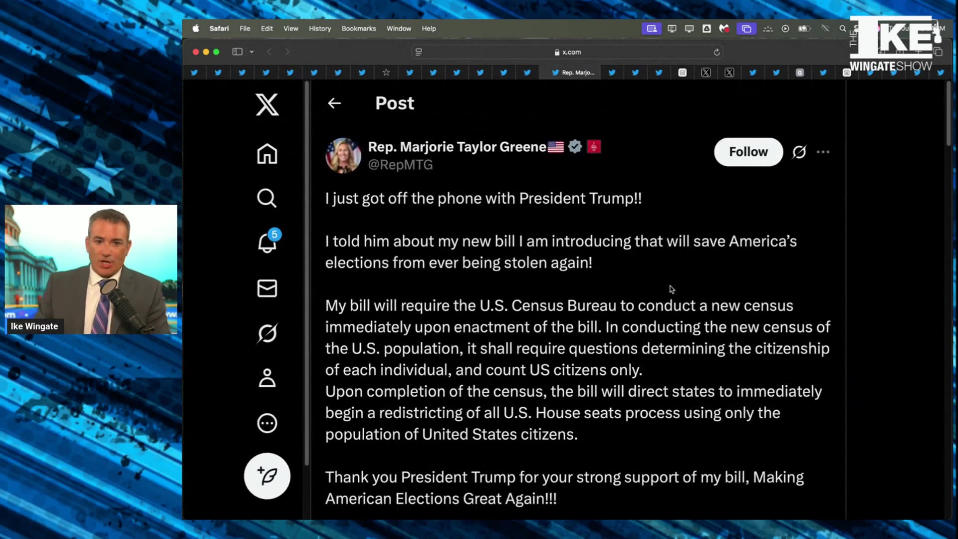 Trump & DeSantis Announce Crackdown on Illegals Counted in Census