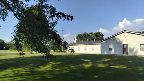 Churchyard camping 🏕️